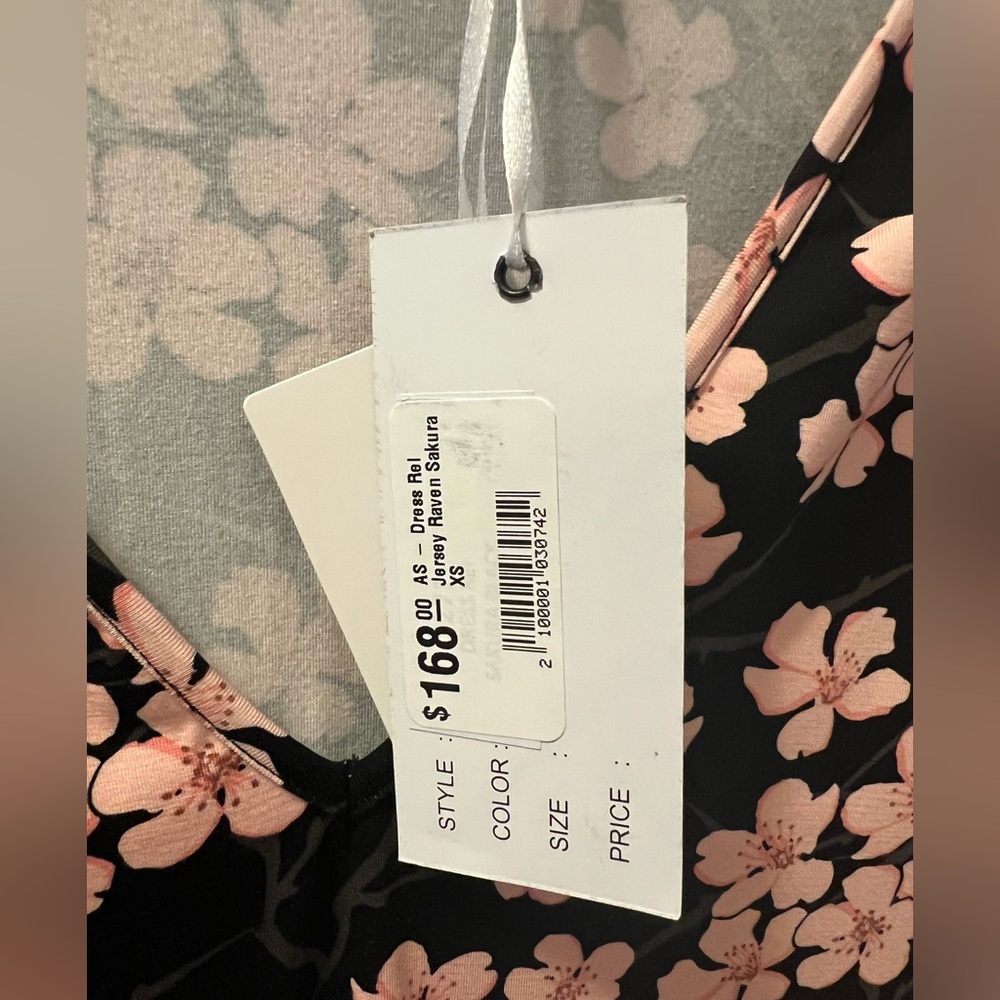 Fighting Eel / Ava Sky NWT Dress Rei in Jersey Raven Sakura XS - Picture 4 of 6